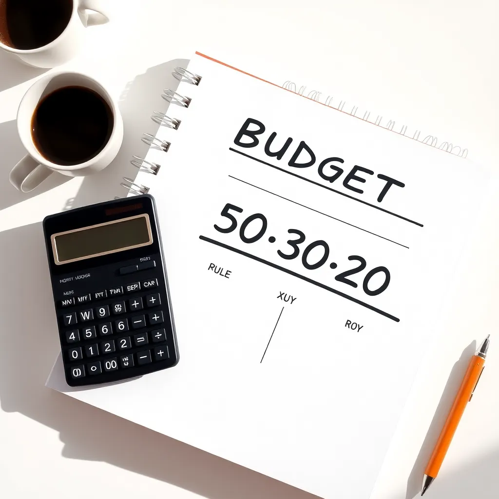 Illustratie van 50/30/20 budgetmethode