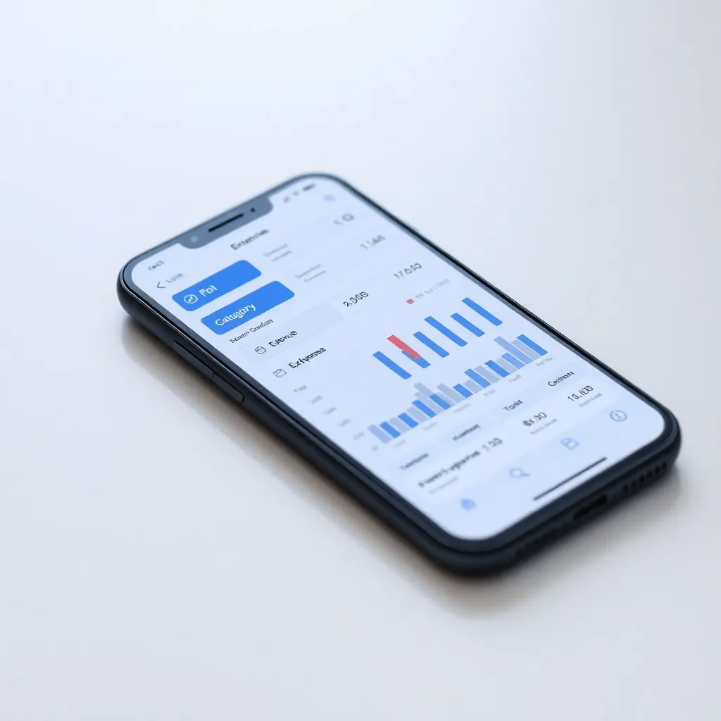 YNAB app interface met budget categorieën